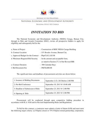 rdc ascom|INVITATION TO BID Procurement of Various Signal Items.